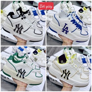 Giày thể thao mlb chunky liner xanh lá, giày mlb chunky liner white black bản trung