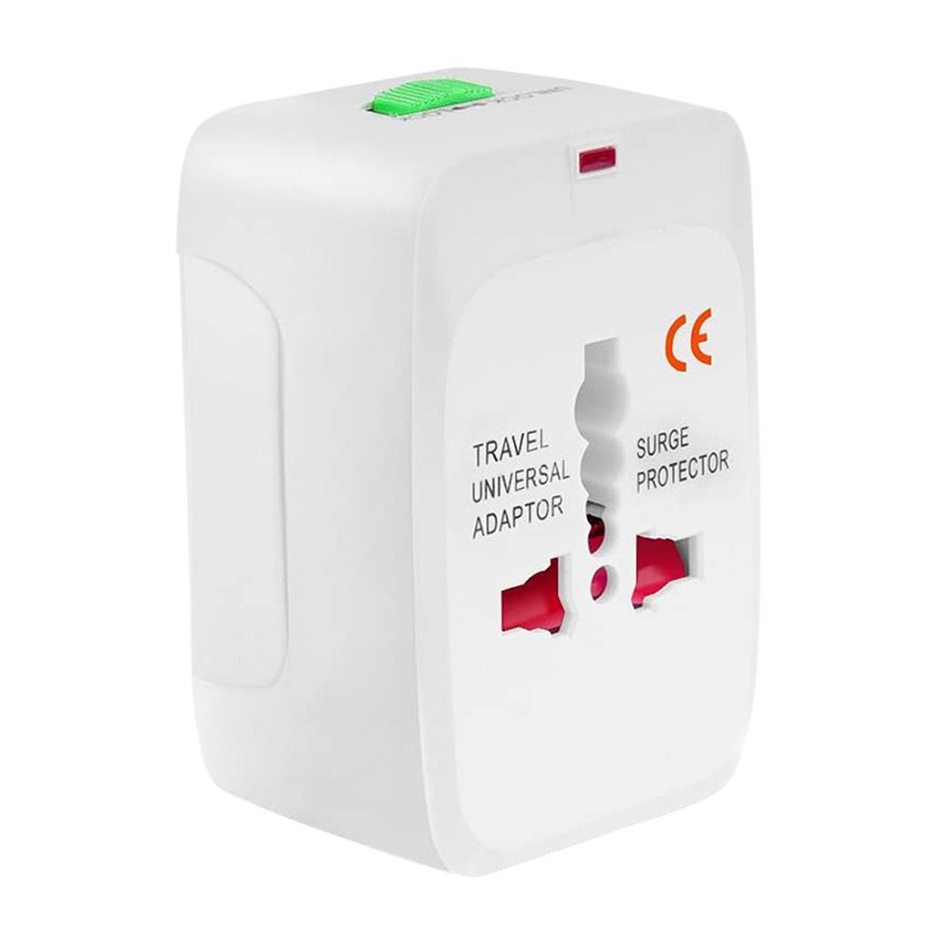 Phích Cắm Chuyển Đổi AC 6 3A 120V-240V Tiện Dụng Khi Đi Du Lịch