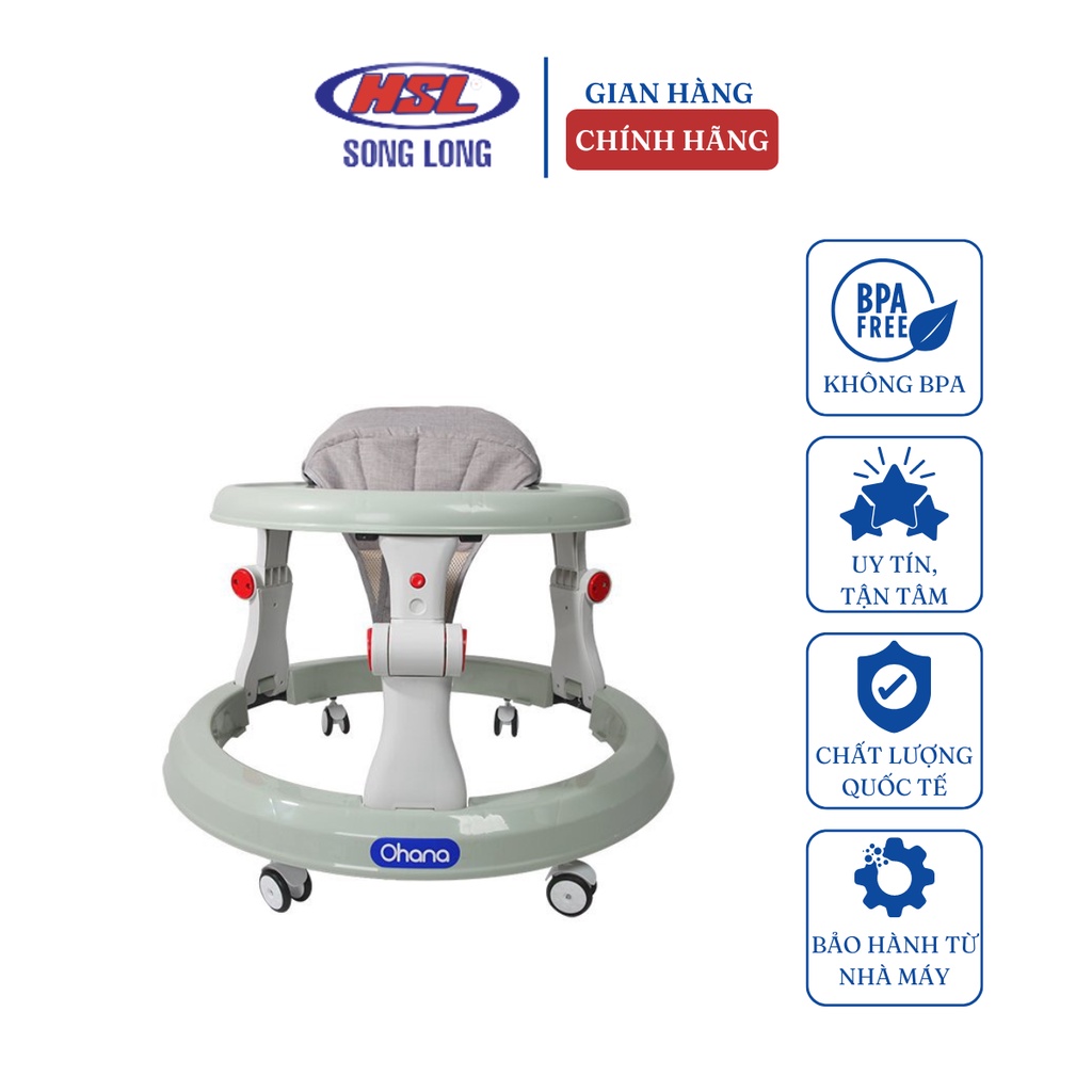 Xe Tập Đi Ohana SONG LONG HSL Nhựa PP An Toàn Cho Bé