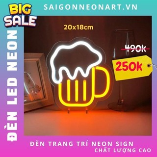 Đèn ngủ ly bia, đèn led trang trí bàn làm việc, decor phòng