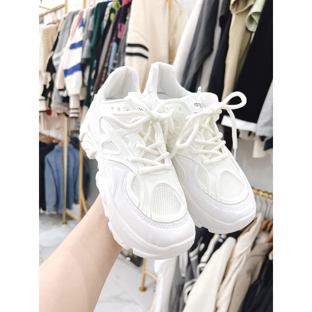 Giày thể thao Mẫu Tim Ngược  Nổi sneaker Nam Nữ Unisex Cao Cấp họa tiết caro, nâng đế 3,5cm SIÊU ĐỈNH