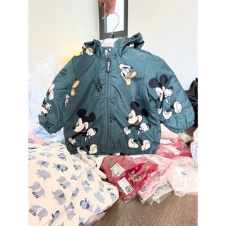 (Hm auth) Áo khoác gió bé trai mickey