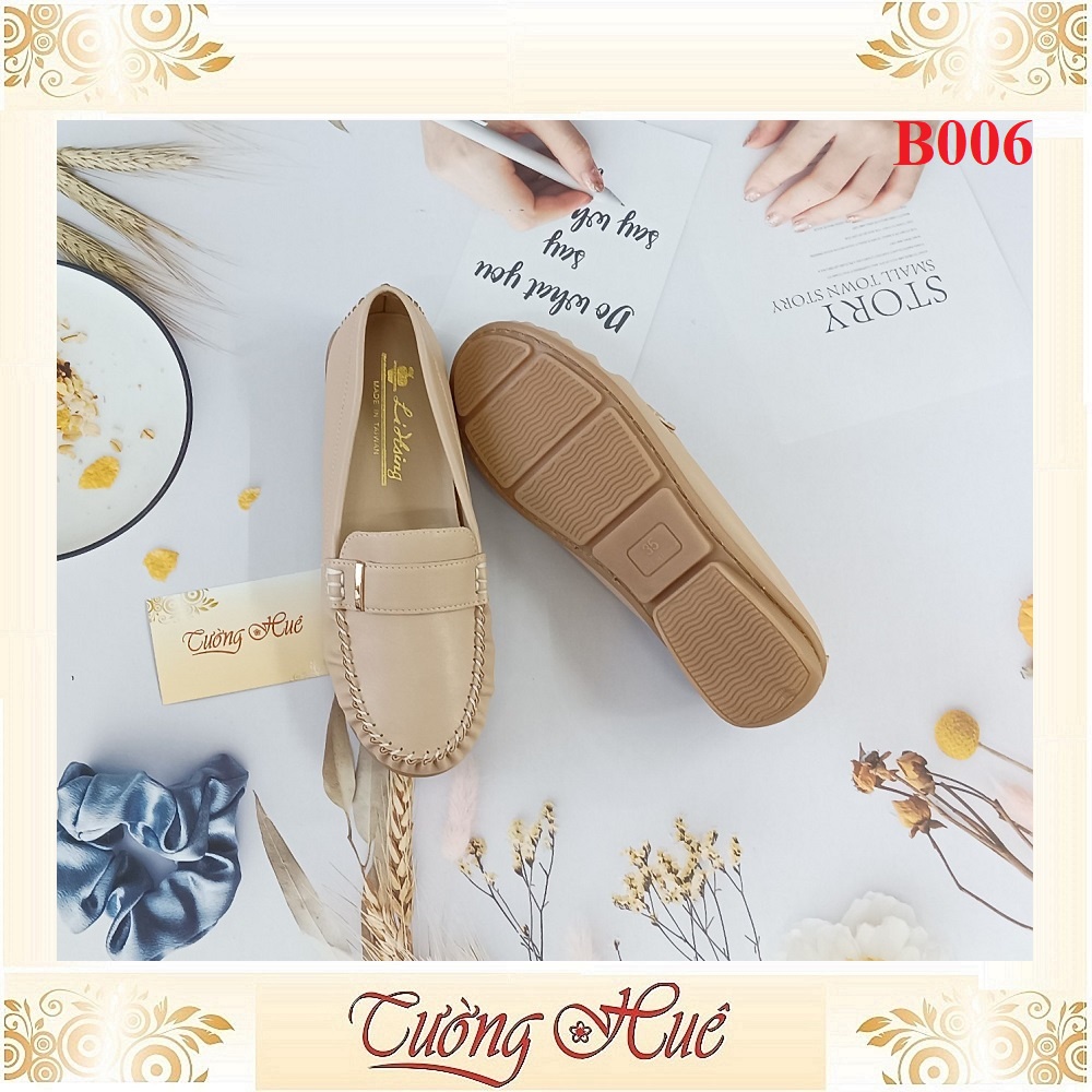 Giày Mọi Đế Bệt Da Trơn - Hàng Đài Loan -  B006