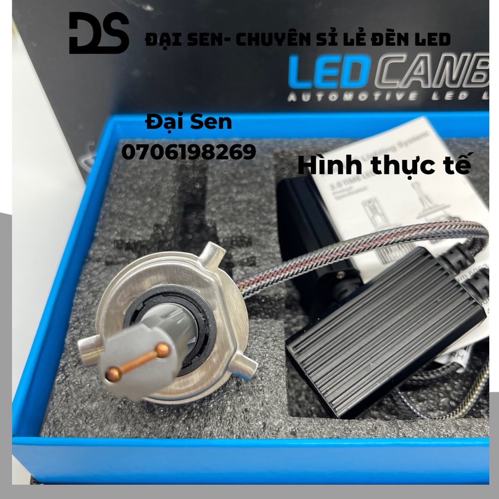 Bộ đèn pha/cos chính hãng siêu sáng hiệu GPNE 75A Led Headlight bulbs chân H4 150W 6000k IP68 lắp cho ô tô, xe máy