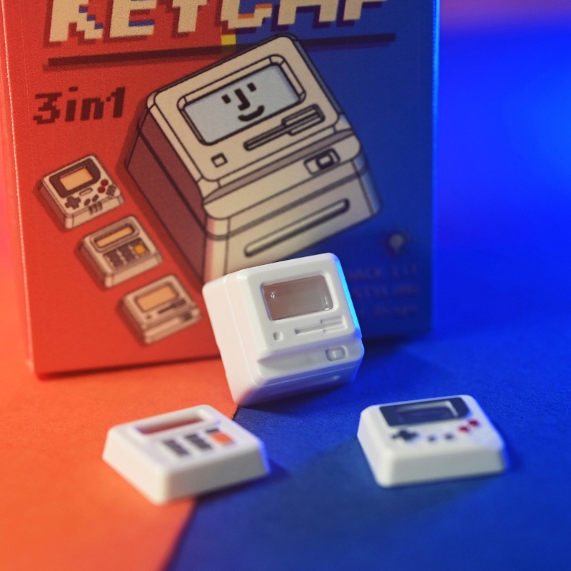 Nút Bàn Phím UTAKEE K-04 3 Trong 1 Thiết Kế Dễ Thương Phong Cách Cổ Điển