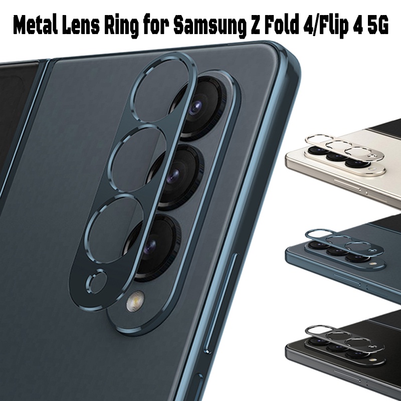 Vòng Kim Loại Bảo Vệ Ống Kính Máy Ảnh Cho Samsung Z Fold 4 5G Galaxy Z Fold4