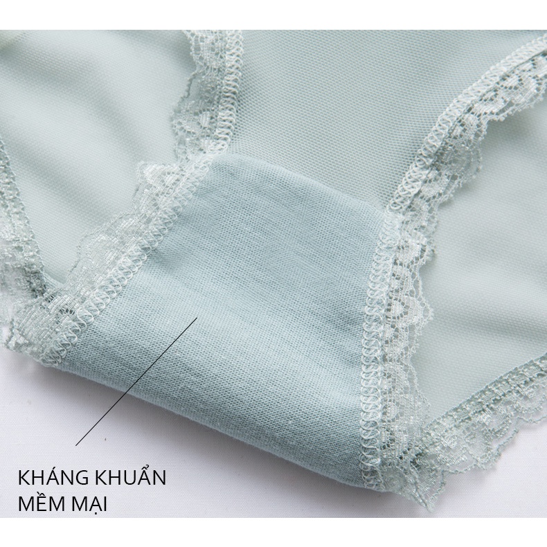 Quần lót nữ thun lạnh viền ren đính nơ 359