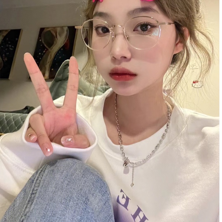 ZHELIHANGFEI Áo Nỉ Dáng Rộng In Hình Chú Chó Dễ Thương Dễ Phối Đồ