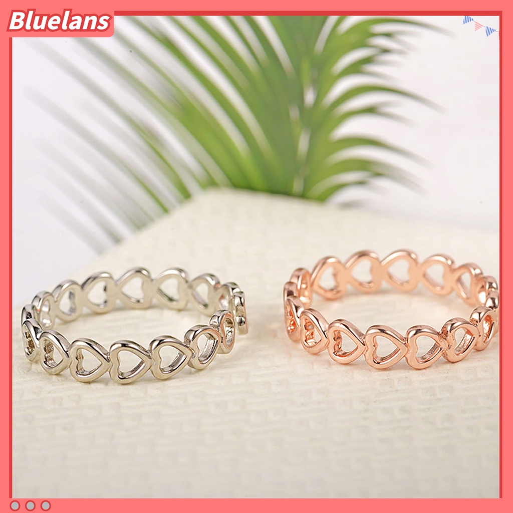 Nhẫn Cưới Bằng Đồng Hình Trái Tim Rỗng Thanh Lịch 48h