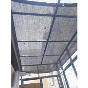 Lưới Che Nắng - May Viền Đóng Khoen Sẵn - Giá Bán Trên 1 Mét Vuông - Màu Đen - Nhựa Nam Việt
