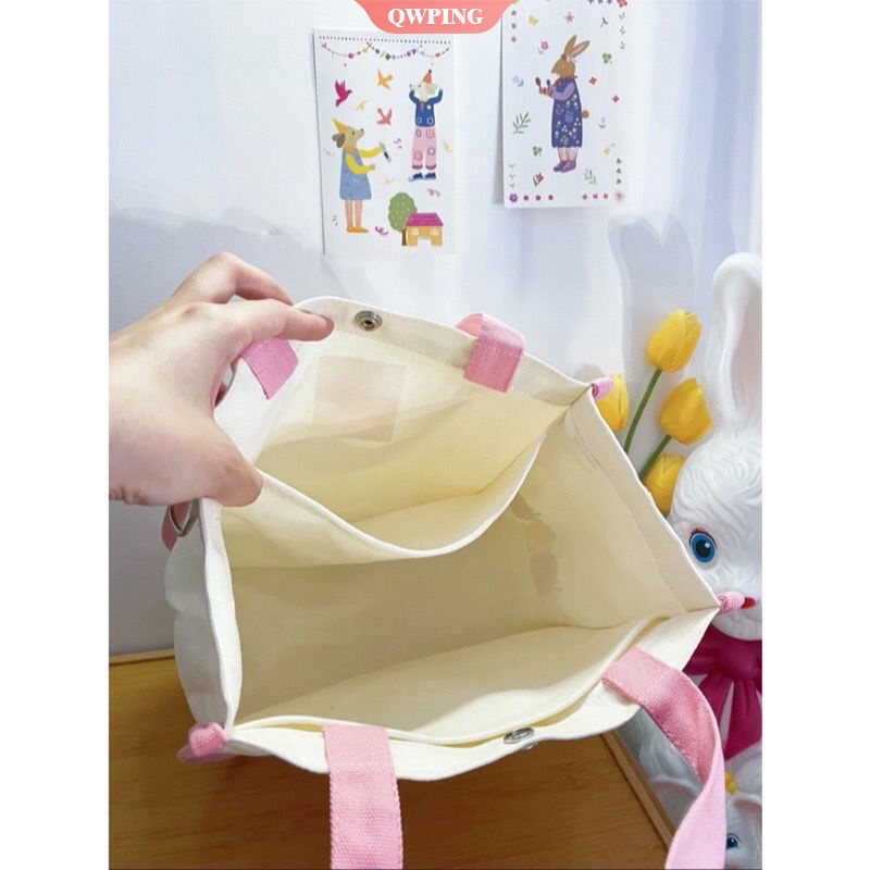 Sanrioes Túi Đựng Cơm Trưa Xách Tay Hình Kuromi My Melody Cinnamoroll Hoạt Hình Dễ Thương Tái Sử Dụng