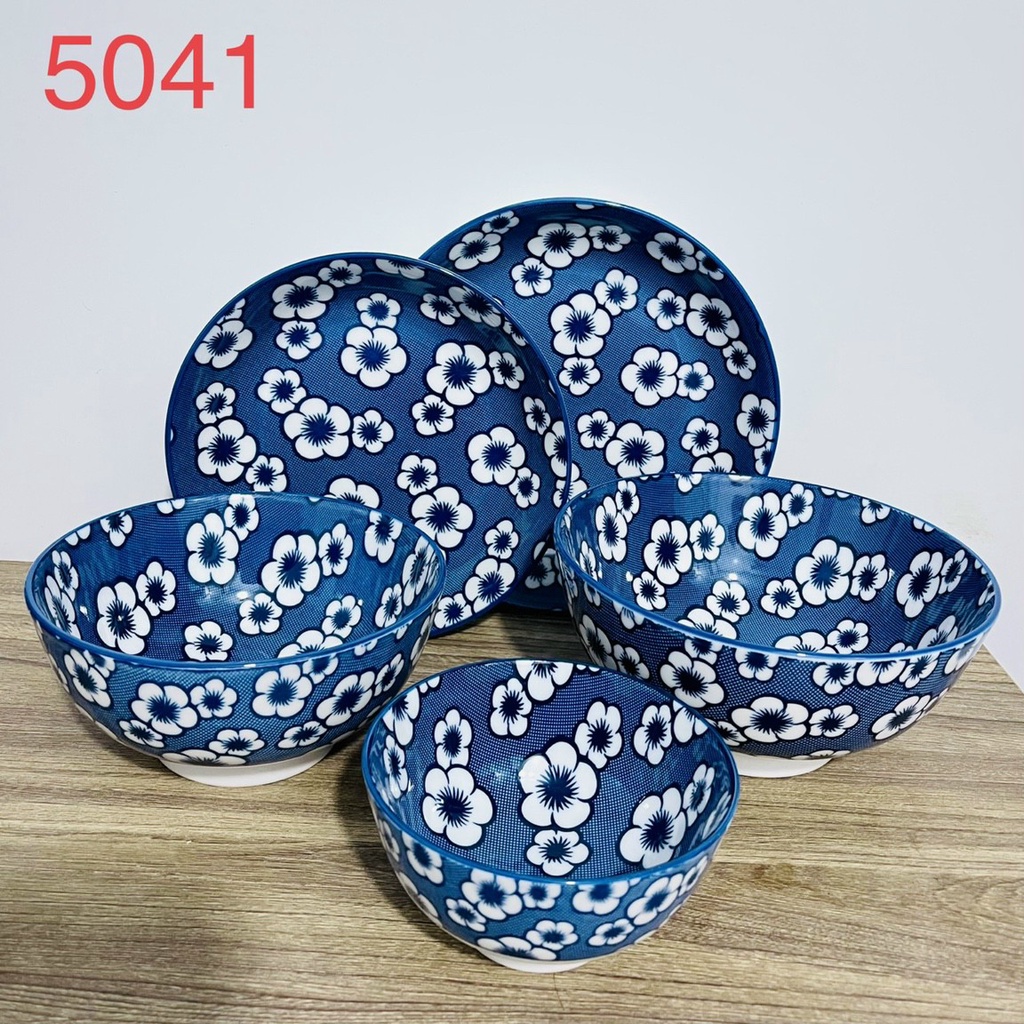 1 TÔ GỐM SỨ CAO CẤP HOA VĂN GIẢ CỔ - ĐK 18CM ( CỠ 7)