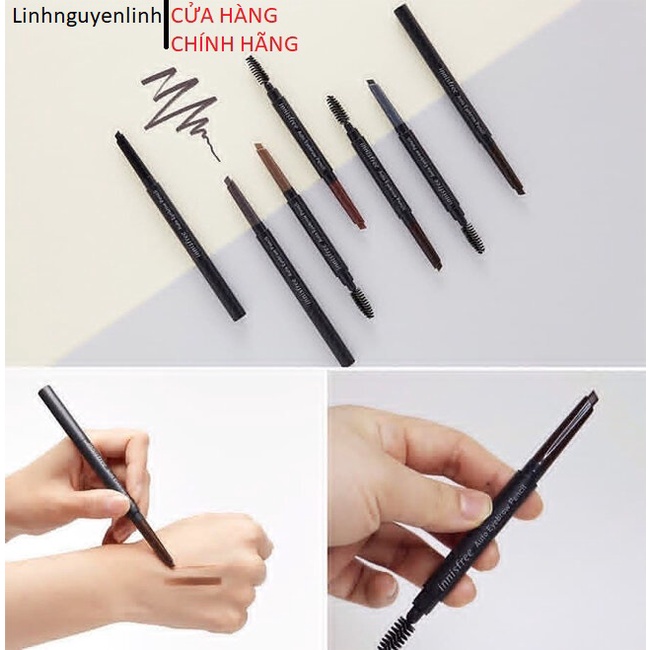 Chì kẻ mày 2 đầu Eco EyeBrown Pencil INNISFREE