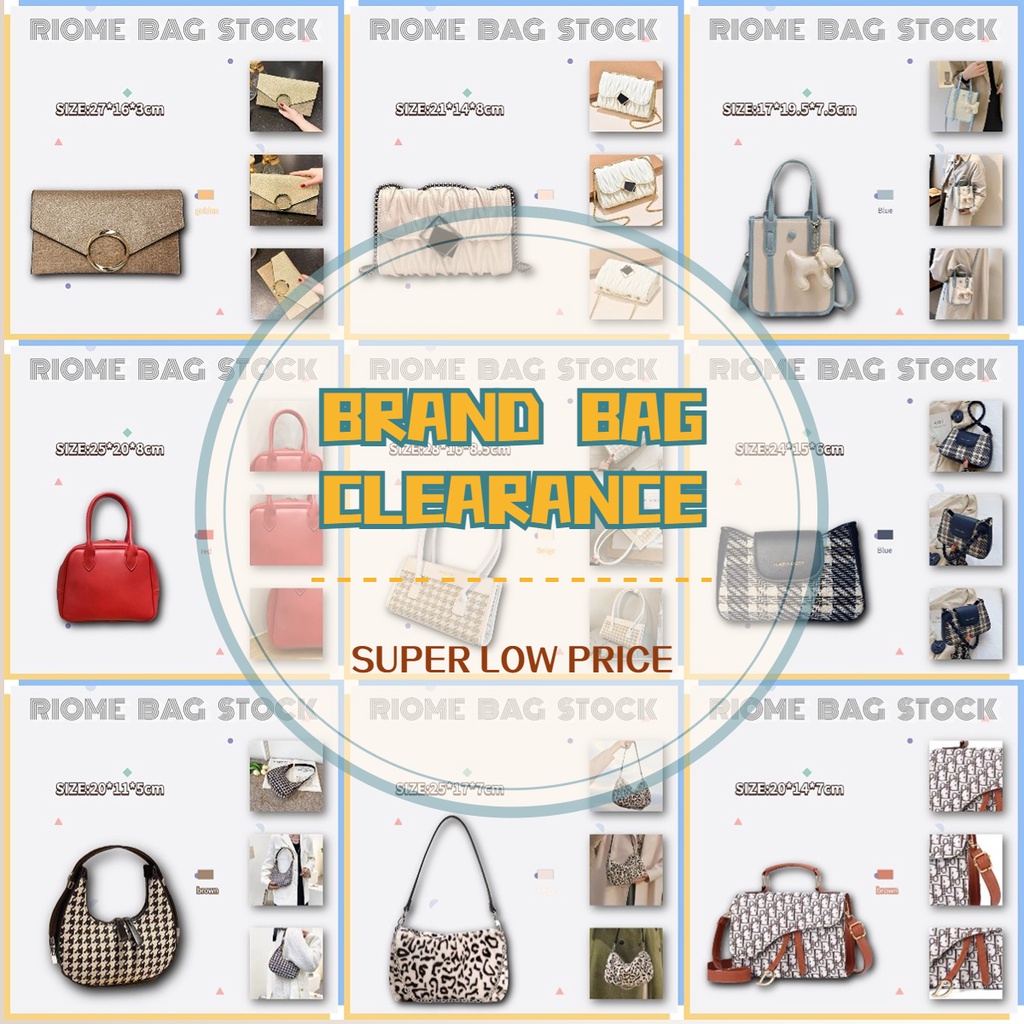 ✨Làm sạch hàng tồn kho✨ RIOME Túi Xách Da PU Chất Lượng Cao Thời Trang Cho Nữ