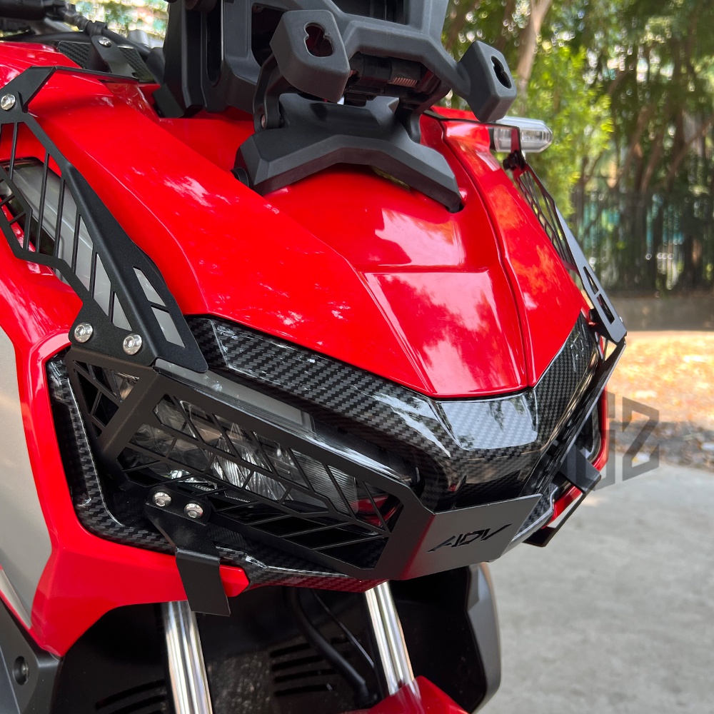 Ốp Đèn Pha Bằng Sợi Carbon Cao Cấp Cho Xe Mô Tô Honda ADV150 ADV 160 2019-2022