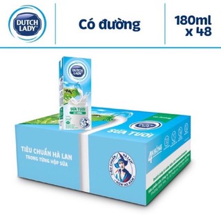 Thùng 48 hộp sữa Dutch lady cô gái hà lan 180ml