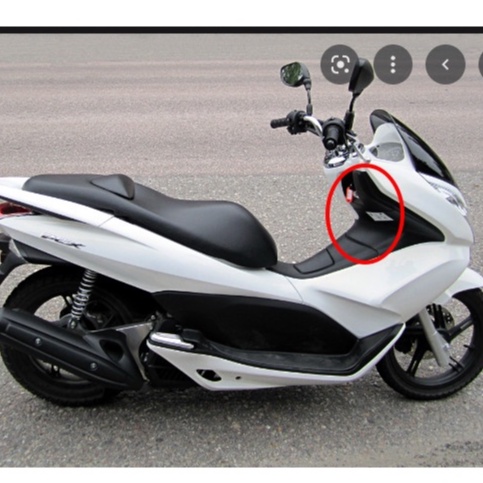 ỐP Ổ KHÓA PCX VIỆT NAM 2010 > 2012 ZIN CHÍNH HÃNG HONDA