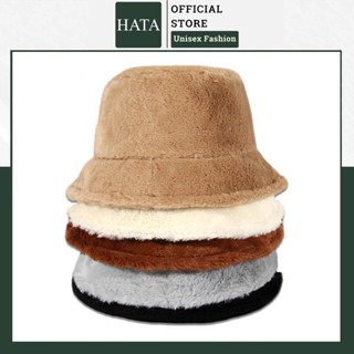 Mũ bucket Nón tai bèo vành cụp nón lông thỏ kết hợp mềm mịn 490 nhiều màu sắc Ulzzang form unisex nam nữ