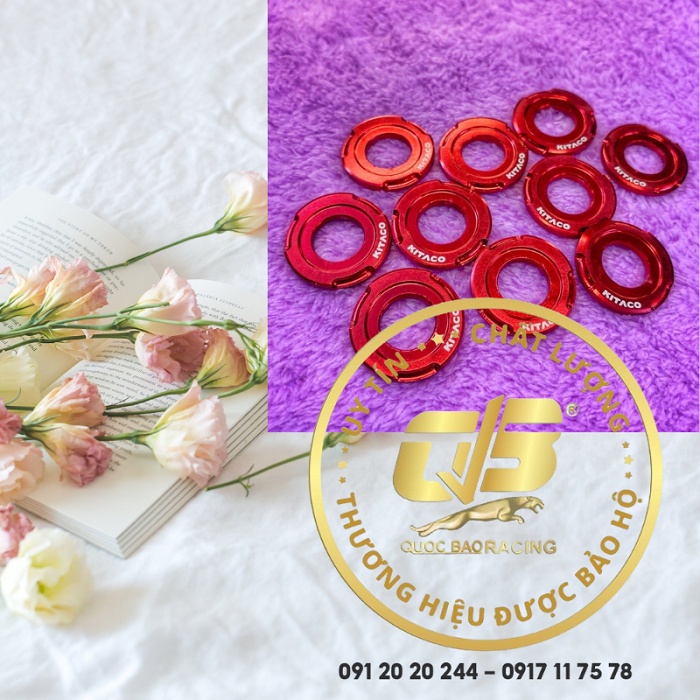 Lông Đền Nhôm 6li, 8li, 10, 12, 14li Màu Đỏ kitaco - SUMO SHOP