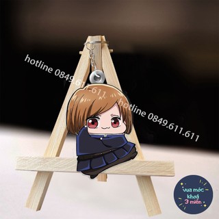 Móc khóa anime Jujutsu Kaisen Chú thuật hồi chiến hình Gojo Satoru chibi