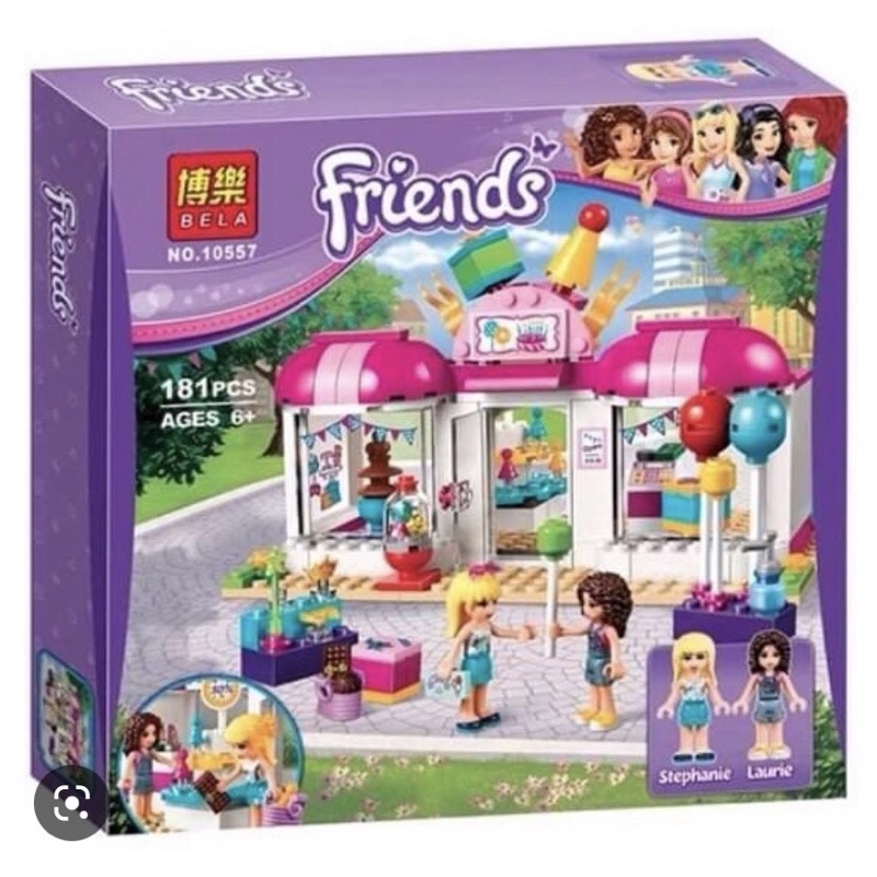 Đồ chơi lắp ghép lego friend cửa hàng bánh ngọt friends 10557