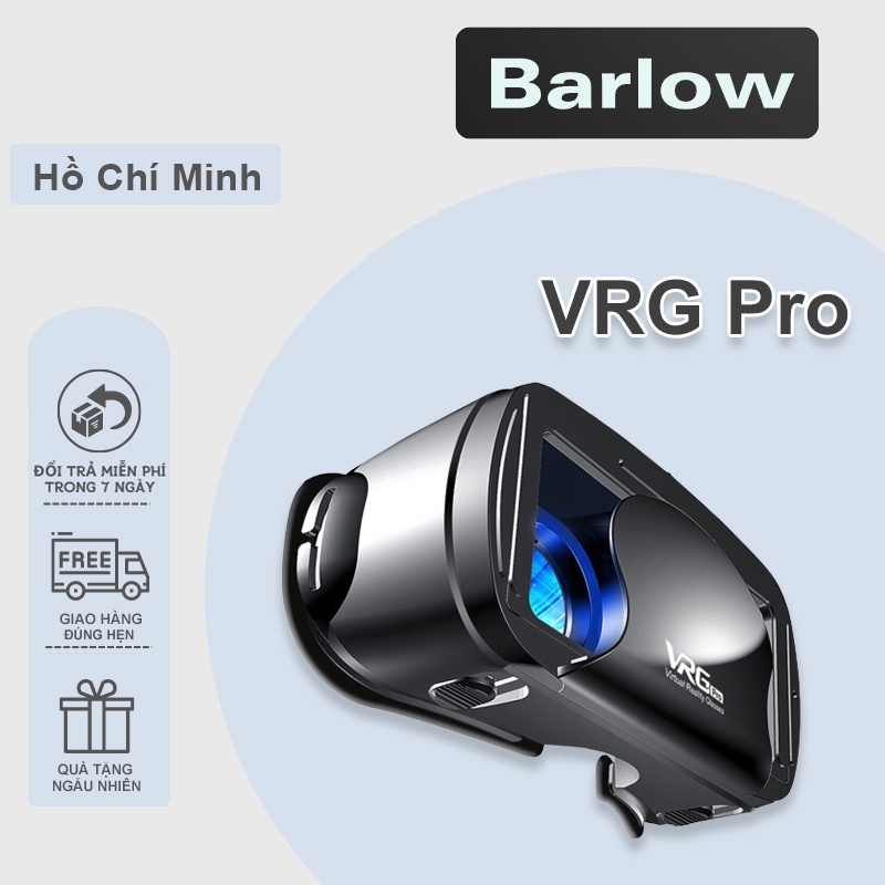 Kính Thực Tế Ảo VRG 3D Góc Rộng 120 Độ Toàn Màn Hình Trực Quan Dùng với Tất cả các dòng Điện Thoại Thông Minh 5-7 inch