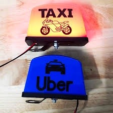 Đèn uber gắn xe máy trang trí xe yêu của bạn