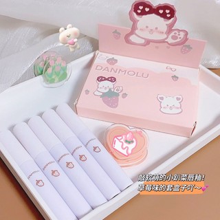 Sét son kem Danmolu hồng 5 cây