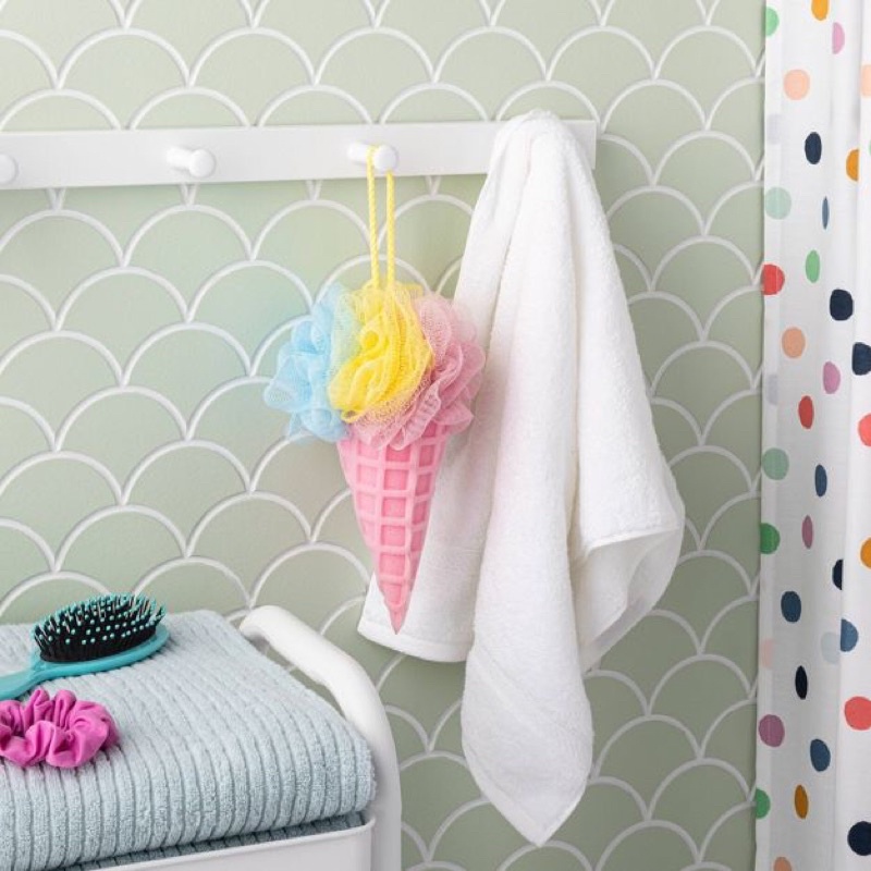 Bông tắm hình que kem siêu dễ thương