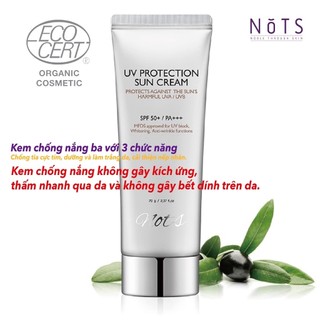 Kem Chống Nắng NoTS UV Protection Sun Cream SPF50+ / PA+++ 70g, UVA/UVB