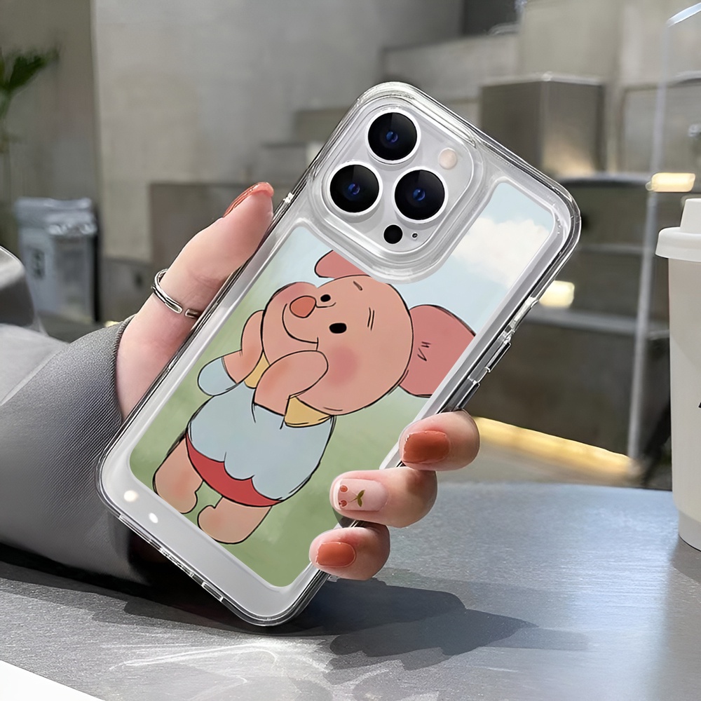Ốp Điện Thoại Hình Winnie the Pooh Cho iphone 14ProMax 14Plus 13 11 12 7Plus X XR XS Max