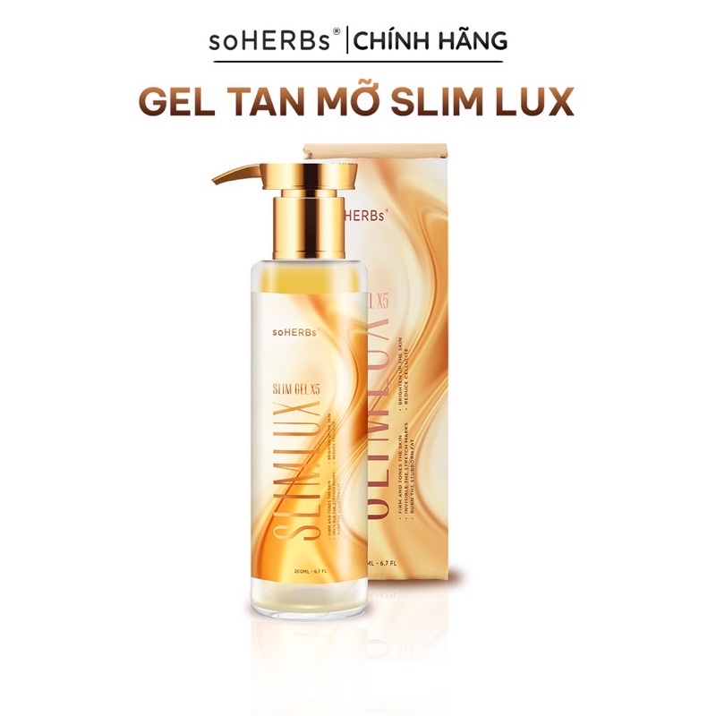 [CHÍNH HÃNG ] GEL PHÁ MỠ X5 SLIMLUX GIÚP EO THON GỌN (giúp vòng 2 thon gọn)