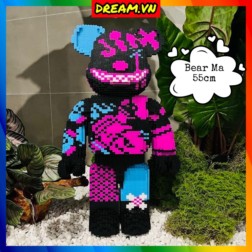 Lego Bearbrick Ma có ngăn kéo size khổng lồ 55cm