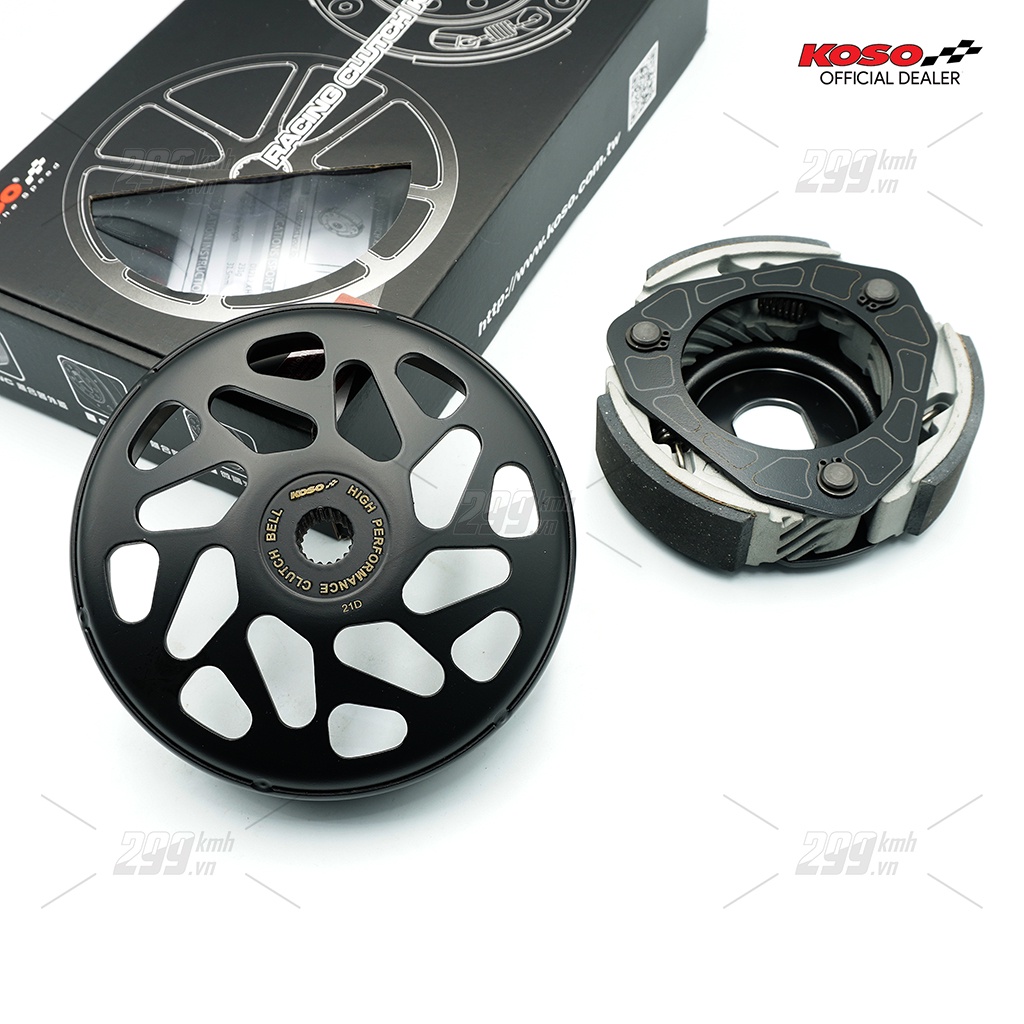 Combo nồi Koso Racing trước sau cho xe Honda SHVN 125-150, SH Mode, ADV...