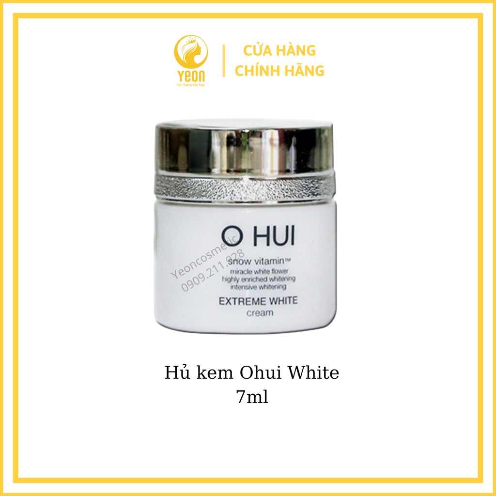 HỦ KEM OHUI EXTREME WHITE TRẮNG DA CĂNG BÓNG size mini 7ml
