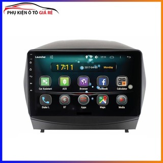 Mặt dưỡng kèm dây nguồn zin lắp màn hình Android cho xe HUYNDAI TUCSON