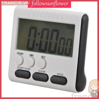 Đồng hồ hẹn giờ làm bếp có nam châm màn hình LCD