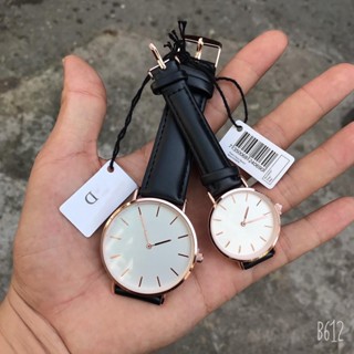 Đồng hồ nam ,nữ DVV dây đen size nam,nữ ,cặp đôi thiết kế sang chảnh,lịch sự