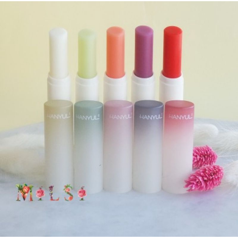 Son dưỡng Hanyul Rice chiết xuất Gạo màu cam nhẹ Lip Balm Nature in Life 4g