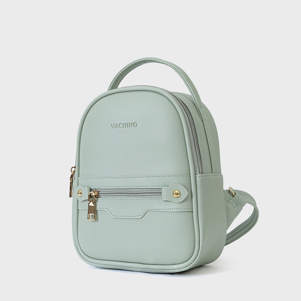 Balo da nữ thời trang VACHINO - BG002 Màu xanh lam