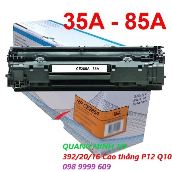 Hộp Mực 85A/35A/325 - CNON LBP 6030,6030W,3050,3100,3150,6000 - HP P1005,P1006,P1102W,M1212,M1214,M1217 CB435A/CE285A