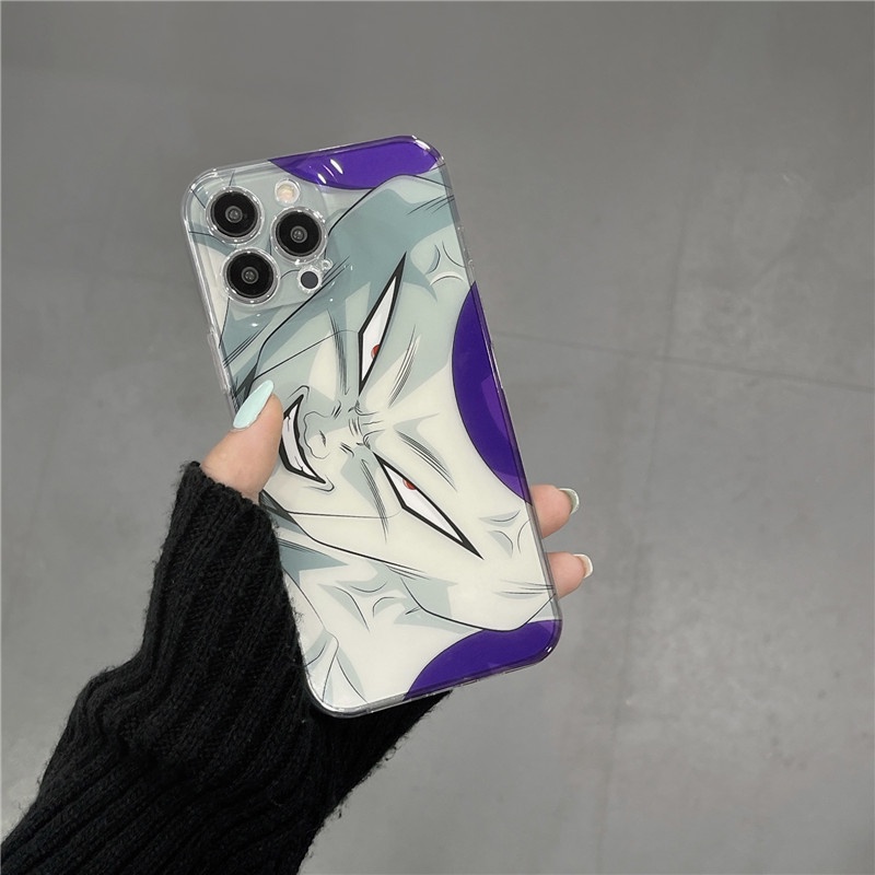 Ốp Điện Thoại Dẻo Trong Suốt Họa Tiết Hoạt Hình Dragon Ball Frieza Son Goku Cho IPhone14 Plus Pro Max 13 12 11