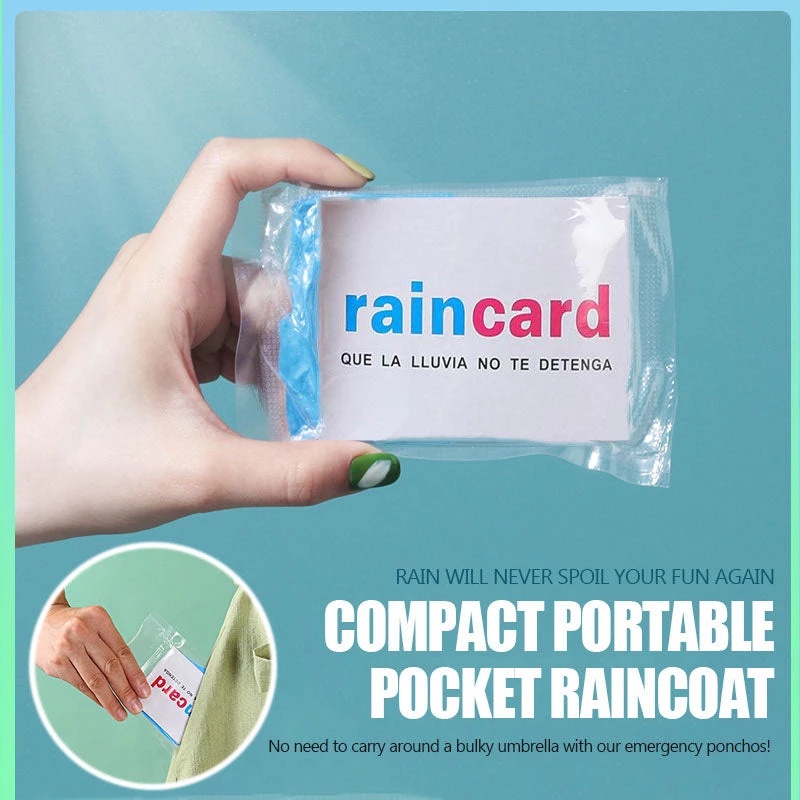 Áo Mưa Nén Chân Không Một Kích Thước Dày Dặn Thích Hợp Cho Các Hoạt Động Ngoài Trời Dành Cho Người Lớn Và Trẻ Em