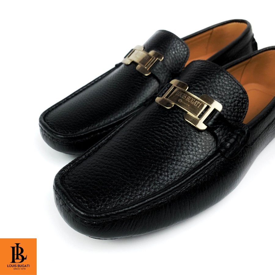 Giày lười nam da bò cao cấp thương hiệu LOUIS BUGATI LS25