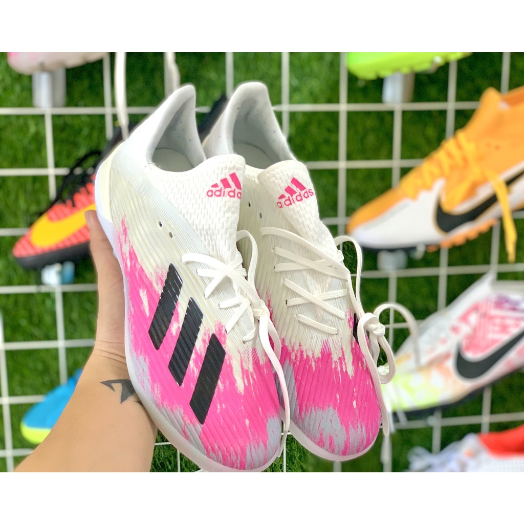 Giày Đá Bóng X19.1 TF Pro Trắng Hồng F3Sport