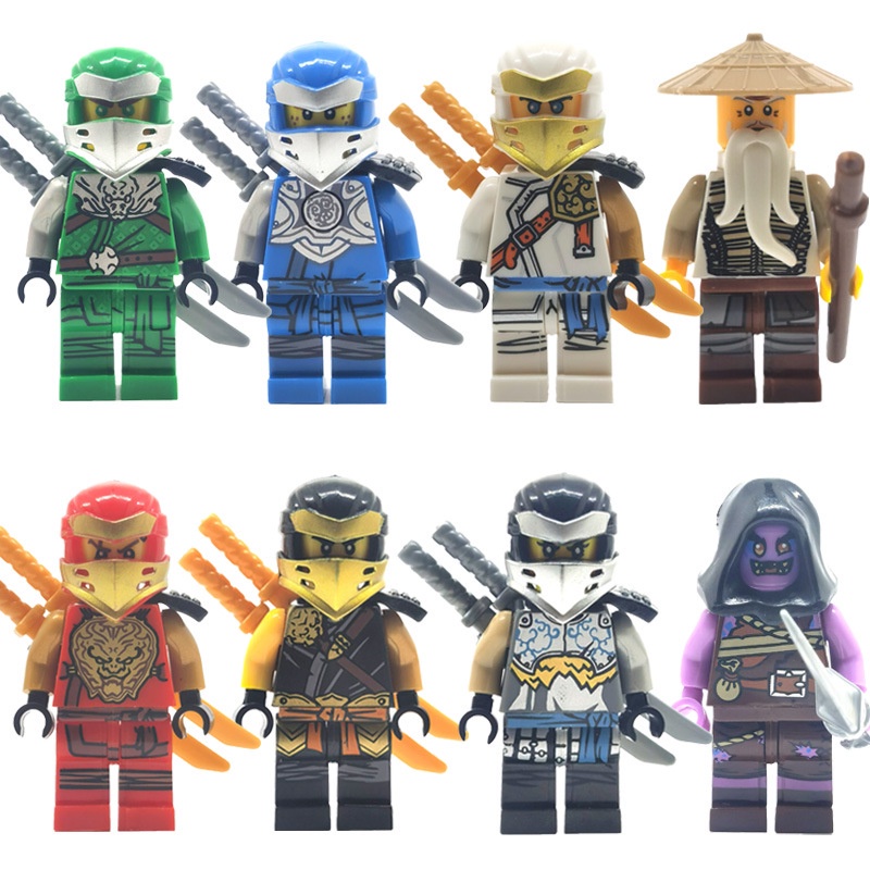 Bộ Đồ Chơi Lắp Ráp Ninjago 8 Món Cho Bé