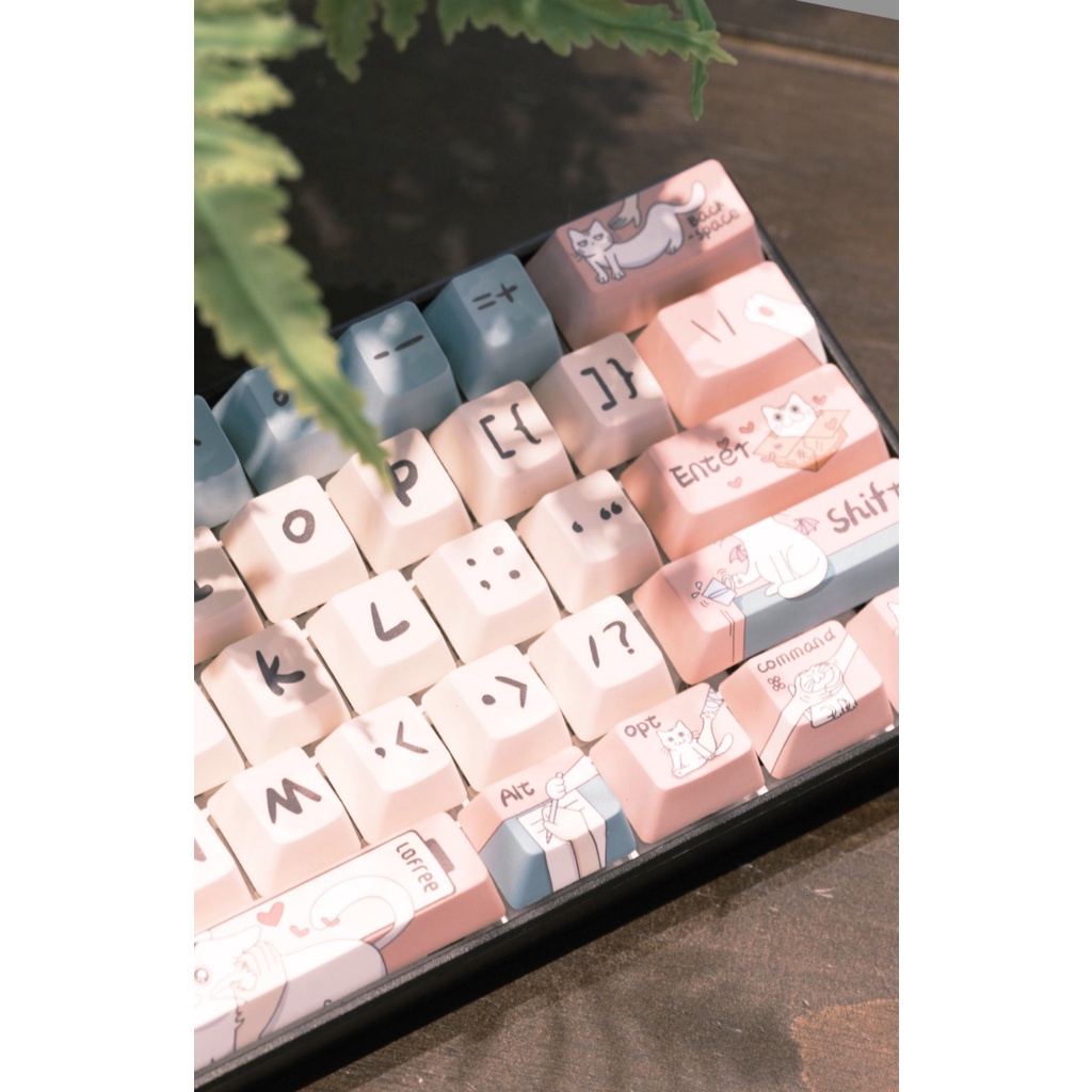 Keycap Lofree OEM 131 phím phong cách retro phiên bản giới hạn