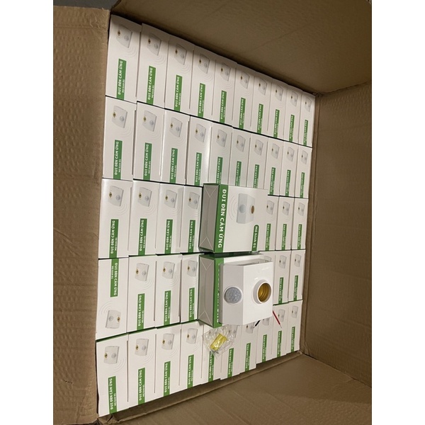 Đui đèn cảm biến hồng ngoại,đui xoáy E27 Đui