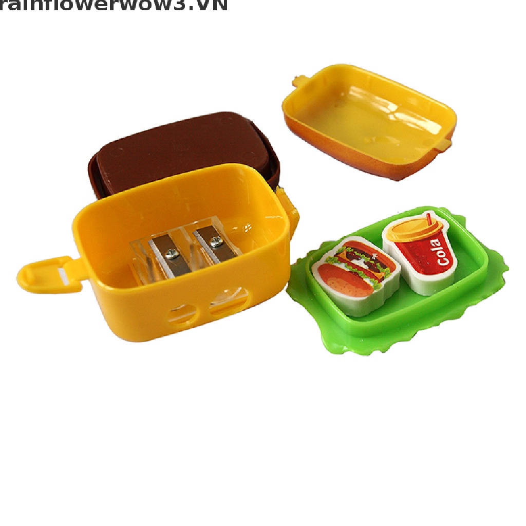Đồ Gọt Bút Chì 2 Lỗ Hình Hamburger Cho Trẻ Em