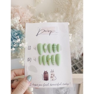 Nail box- Móng úp trang trí siêu xinh tone hàn quốc